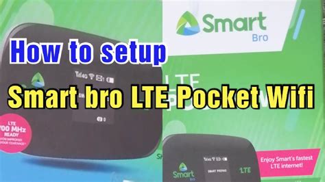 How to Load Your Smart Bro LTE Pocke